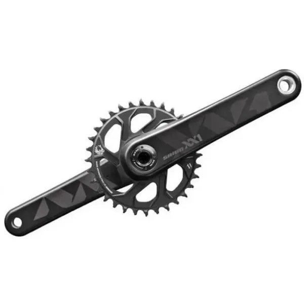 Шатуни SRAM XX1 Eagle Boost DUB 170 мм 34T X-SYNC 2, чорні Шатуни SRAM XX1 Eagle Boost DUB 170 мм 34T X-SYNC 2, чорні
