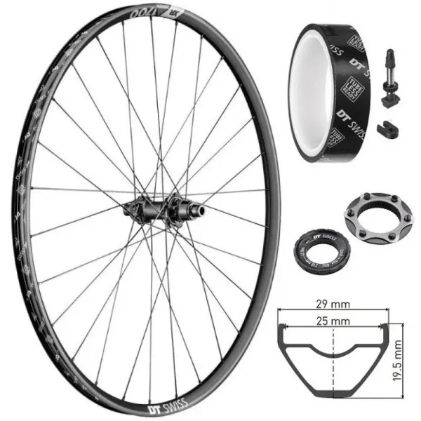 Колесо заднє DT SWISS XR 1700 SPLINE 29 CL 25 12/148 ASRAM Колесо заднє DT SWISS XR 1700 SPLINE 29 CL 25 12/148 ASRAM