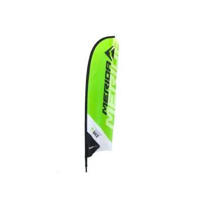 Флаг MERIDA BEACH FLAG GREEN MERIDALOGO 70x240CM