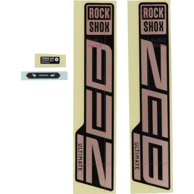 Набір наліпок RockShox ZEB Ultimate 27/29 Gloss Rainbow Foil