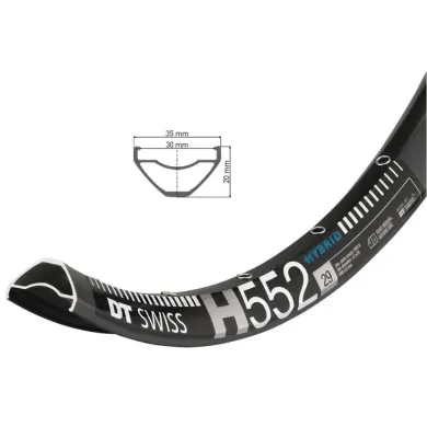 Обід DT SWISS H 552 29