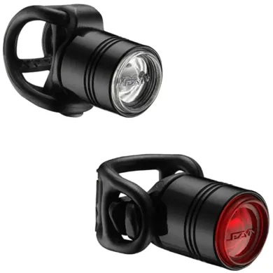 Набір ліхтарів LEZYNE FEMTO DRIVE BOX SET PAIR 6+6 штук Чорний