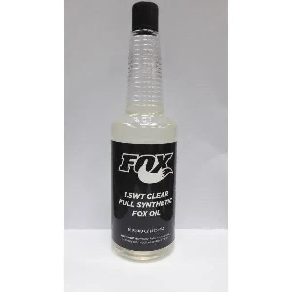 Мастило FOX Oil 1.5WT Clear Full Synthetic 473 мл Мастило FOX Oil 1.5WT Clear Full Synthetic 473 мл