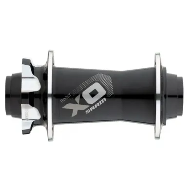 Передня втулка SRAM X0 32 отвори, 20x110 мм, 6 болтів, чорний/сріблястий