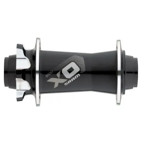 Передня втулка SRAM X0 32 отвори, 20x110 мм, 6 болтів, чорний/сріблястий