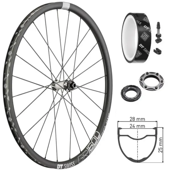 Колесо переднє DT SWISS GR 1600 SPLINE 650B CL 25 12/100