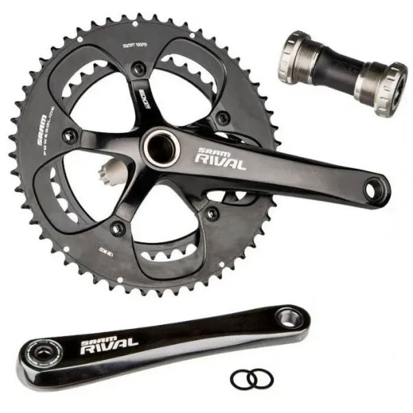 Шатуни Sram Rival OCT GXP 170 мм 50-34T MirrorBlack Шатуни Sram Rival OCT GXP 170 мм 50-34T MirrorBlack