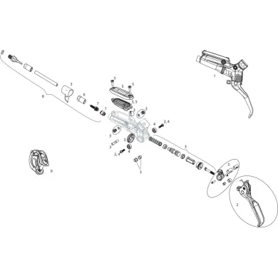 Сервисні запчастини Sram LEVER BEARING KIT 1/8X3/8X5/32