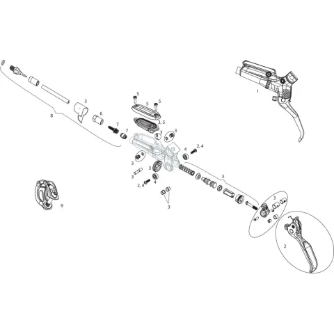 Сервисні запчастини Sram LEVER BEARING KIT 1/8X3/8X5/32