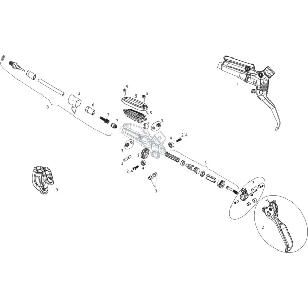 Сервисні запчастини Sram LEVER BEARING KIT 1/8X3/8X5/32 Сервисні запчастини Sram LEVER BEARING KIT 1/8X3/8X5/32