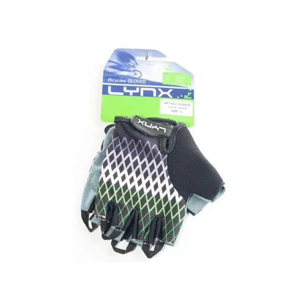 Велорукавички LYNX Lycra Black Велорукавички LYNX Lycra Black