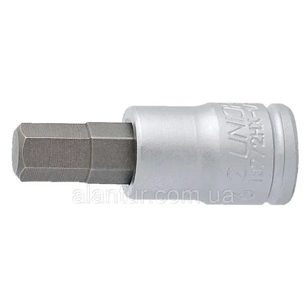Головка торцева UNIOR TOOLS з шестигранною вставкою, 1/4