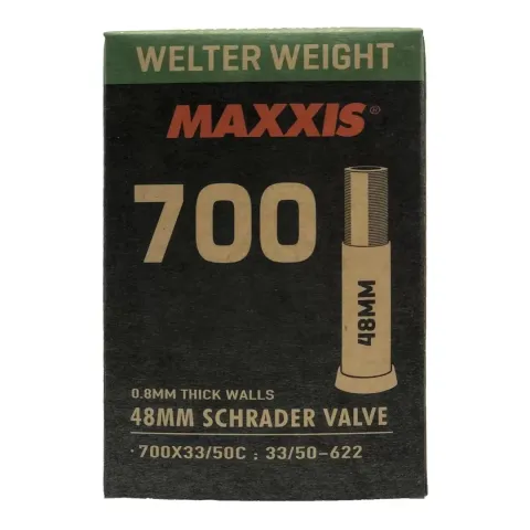 Камера Maxxis Welter Weight 700x33/50C, ниппель Schrader 48 мм