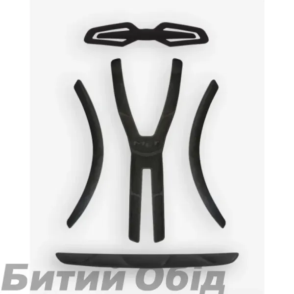 Підкладка в шолом MET Terranova Comfort Padding Black 5IMBM12100NE Підкладка в шолом MET Terranova Comfort Padding Black 5IMBM12100NE