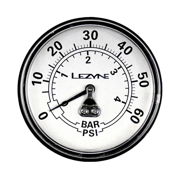 Манометр LEZYNE 60 PSI Gauge 2.5 Сріблястий Манометр LEZYNE 60 PSI Gauge 2.5 Сріблястий