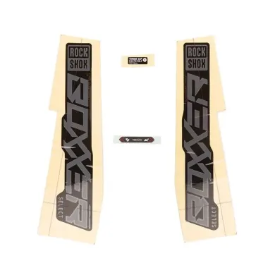 Набір наліпок RockShox BXR SELECT 27/29 MGRY/BLK
