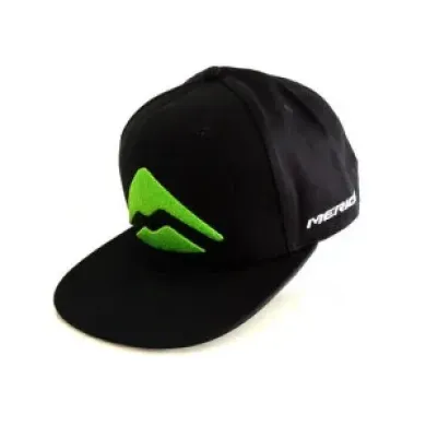 Кепка MERIDA SNAPBACK CAP,COTTON BLACK GREEN M LOGO