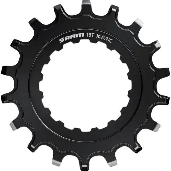 Звезда Sram X-Sync 18T Bosch Direct Mount, черная Звезда Sram X-Sync 18T Bosch Direct Mount, черная