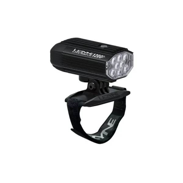 Переднє світло LEZYNE HELMET LITE DRIVE 1200+ FRONT Чорний матовий 1200 люменів