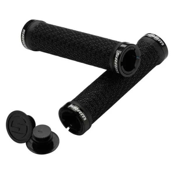 Гріпси SRAM Locking Grips Black with Double Clamps & End Plugs 135 мм
