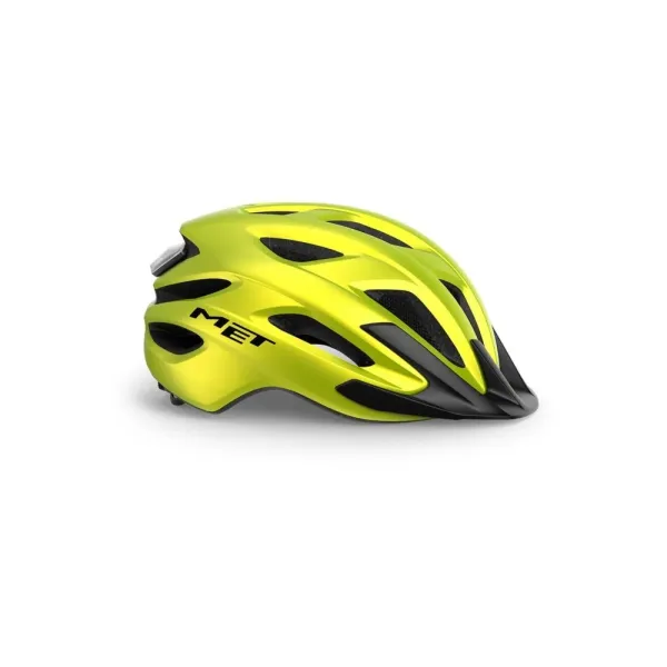 Шолом MET Crossover Mips CE Lime Yellow Metallic Matt