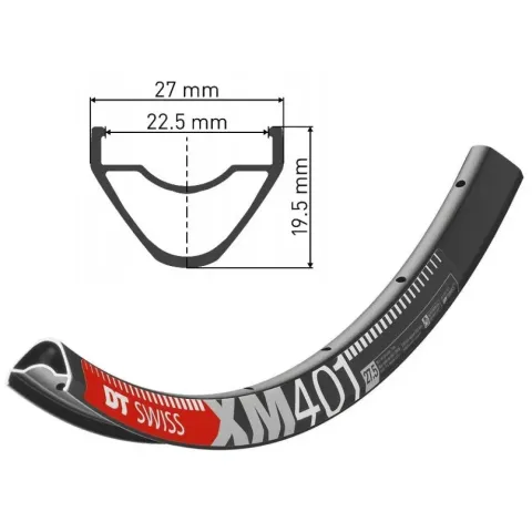 Обід DT SWISS XM 401 27,5 дюймів 28 отворів