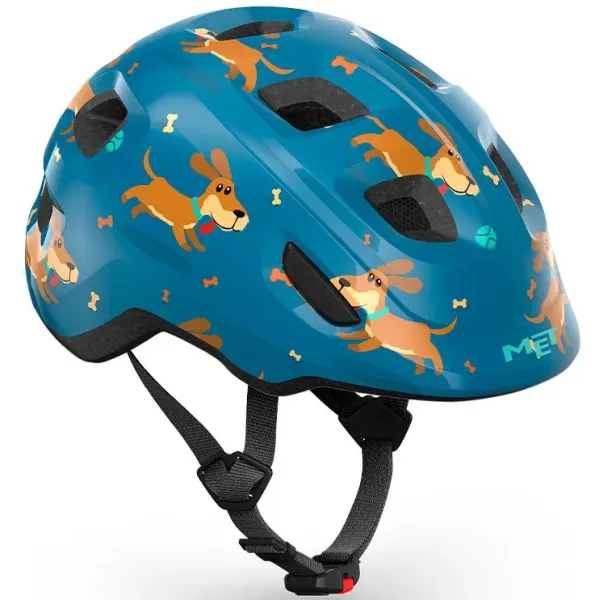 Шолом дитячий Met Hooray CE Blue Teckel Glossy S Шолом дитячий Met Hooray CE Blue Teckel Glossy S
