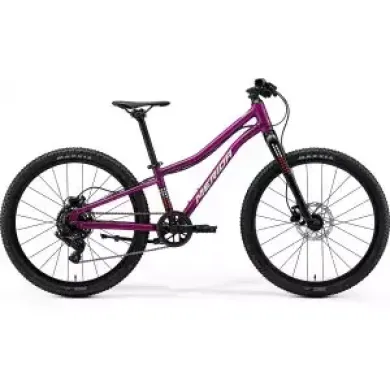 Велосипед MERIDA MATTS J.24+ UNI SILK PURPLE (WHITE/RED/BLACK) 24