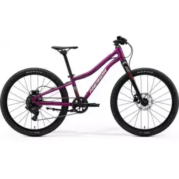 Велосипед MERIDA MATTS J.24+ UNI SILK PURPLE (WHITE/RED/BLACK) 24