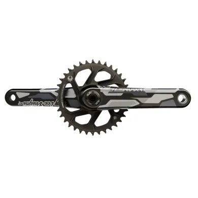 Шатуни Truvativ Descendant Troy Lee Designs DH DUB83 170 мм, 36T, чорний