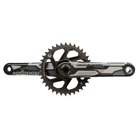 Шатуни Truvativ Descendant Troy Lee Designs DH DUB83 170 мм, 36T, чорний