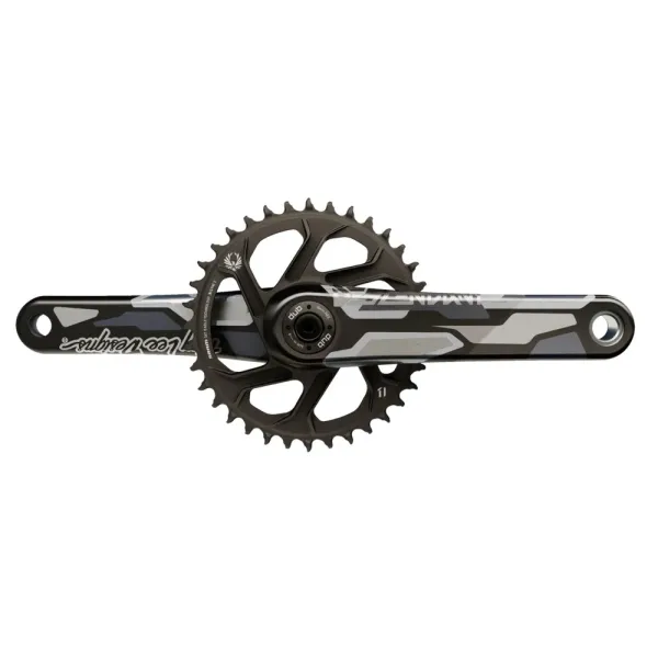 Шатуни Truvativ Descendant Troy Lee Designs DH DUB83 170 мм, 36T, чорний
