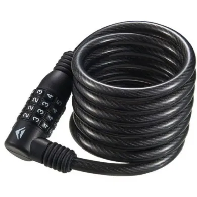 Велозамок MERIDA Lock/Digits Cable 120 см чорний