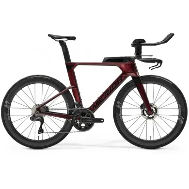 Велосипед MERIDA TIME WARP TRI LIMITED M BURGUNDY RED(BLACK)