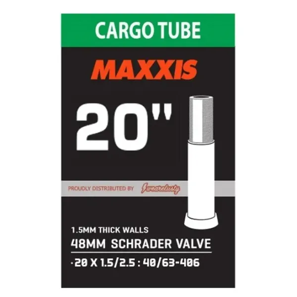 Камера Maxxis CARGO 20x1.5/2.5, ніпель Schrader 48 мм Камера Maxxis CARGO 20x1.5/2.5, ніпель Schrader 48 мм