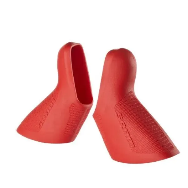 Накладки на дуалконтроли SRAM ROAD HOOD COVER TEXTURED RED