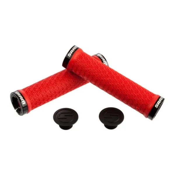 Гріпси Sram Locking Grips Red with Double Clamps & End Plugs Гріпси Sram Locking Grips Red with Double Clamps & End Plugs