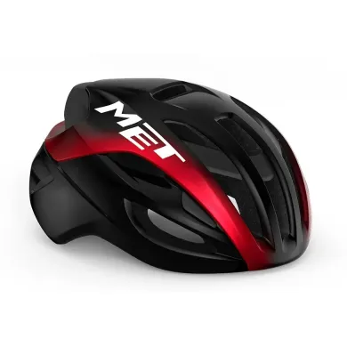 Шолом шосейний Met Rivale Mips S (52-56) Black Red Metallic Glossy