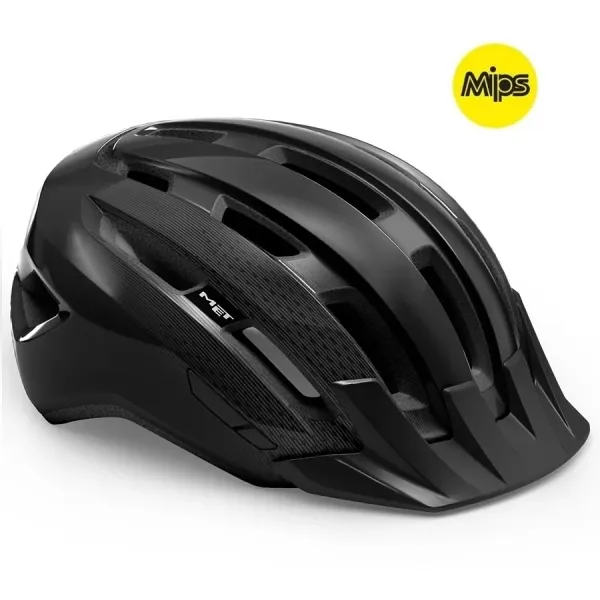 Шолом MET Downtown MIPS CE Black Glossy M/L