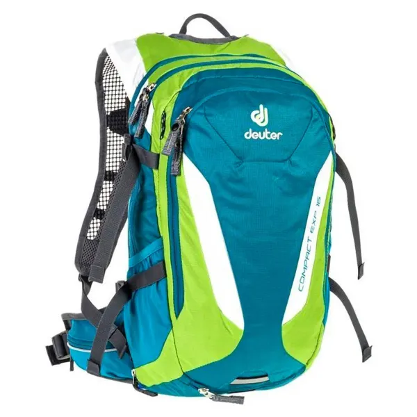 Велосипедний рюкзак DEUTER Compact EXP 16 petrol-kiwi Велосипедний рюкзак DEUTER Compact EXP 16 petrol-kiwi