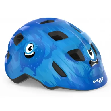 Дитячий шолом MET Hooray CE Blue Monsters Glossy XS