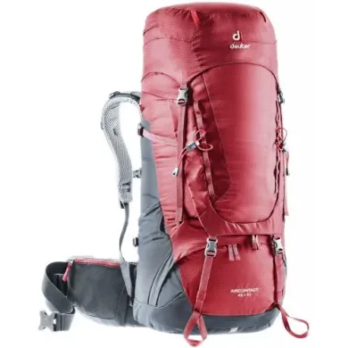 Рюкзак DEUTER Aircontact 45 + 10 cranberry-graphite