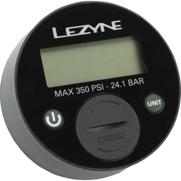 Манометр LEZYNE 350 PSI DIGITAL GAUGE Чорний