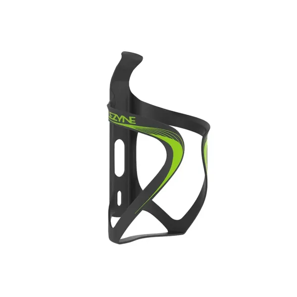 Фляготримач LEZYNE Carbon Team Cage Чорний матовий/Зелений Фляготримач LEZYNE Carbon Team Cage Чорний матовий/Зелений