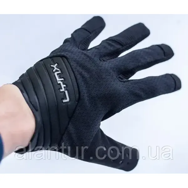 Велорукавички LYNX Expert Long Black