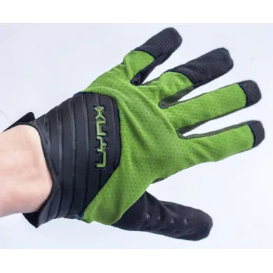 Велорукавички LYNX Expert Long Green