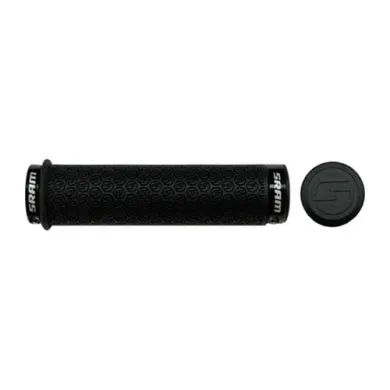 Гріпси Sram DH Silicone Locking Grips Black with Double Clamps & End Plugs