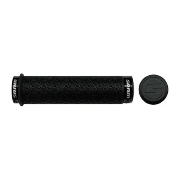 Гріпси Sram DH Silicone Locking Grips Black with Double Clamps & End Plugs