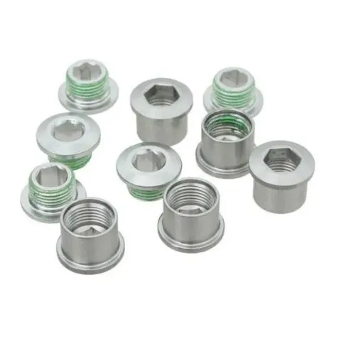 Набір болтів для зірок Truvativ CHAINRING BOLT KIT 5 ALUM/SILVER сріблястий