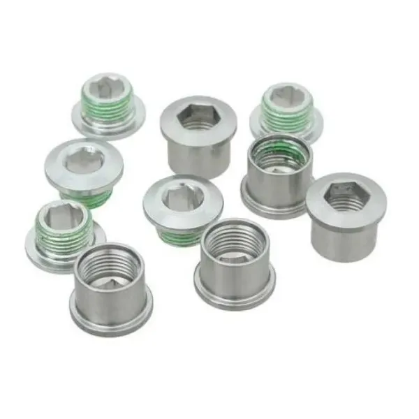 Набір болтів для зірок Truvativ CHAINRING BOLT KIT 5 ALUM/SILVER сріблястий Набір болтів для зірок Truvativ CHAINRING BOLT KIT 5 ALUM/SILVER сріблястий